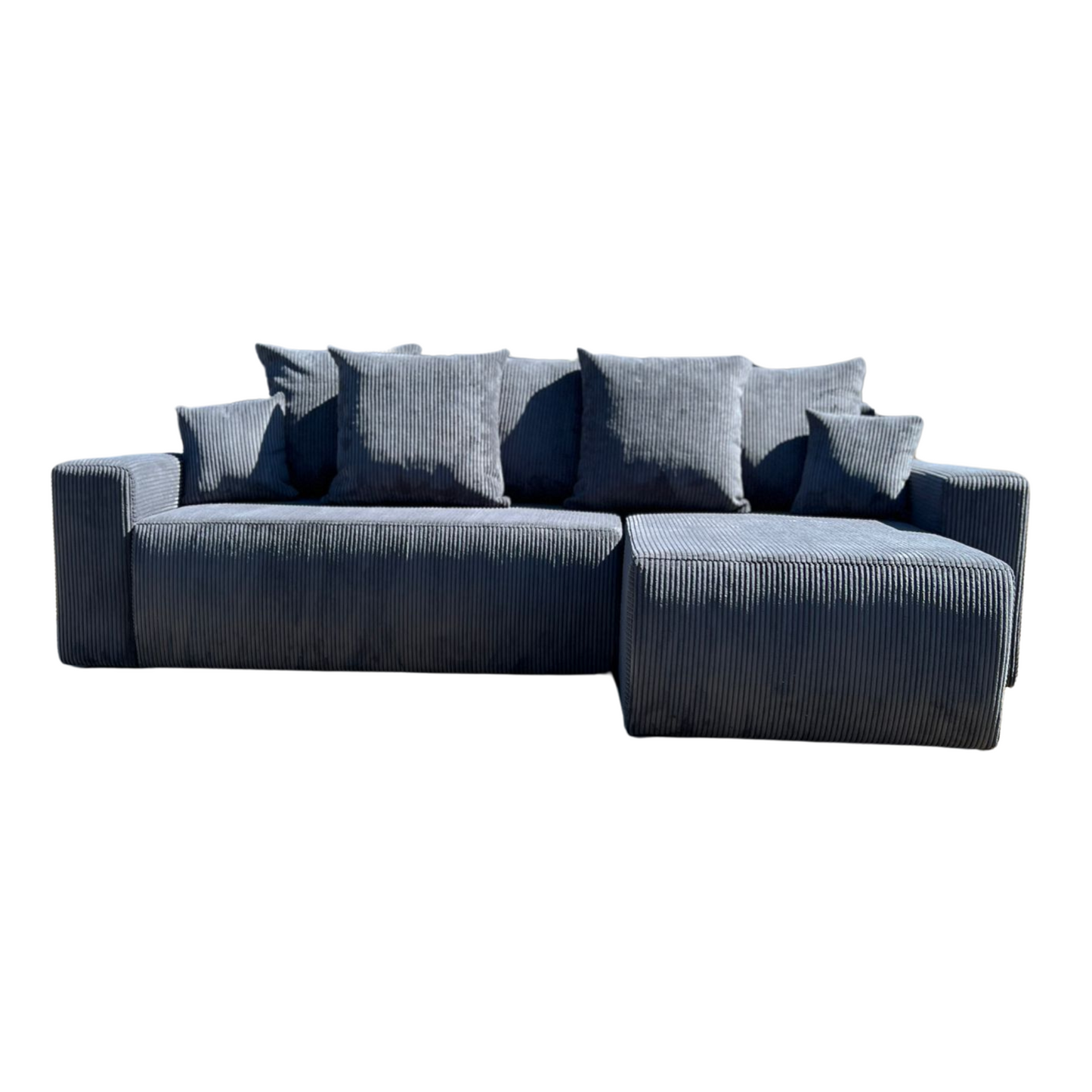 Sofá Cama “Plush” Gris Claro