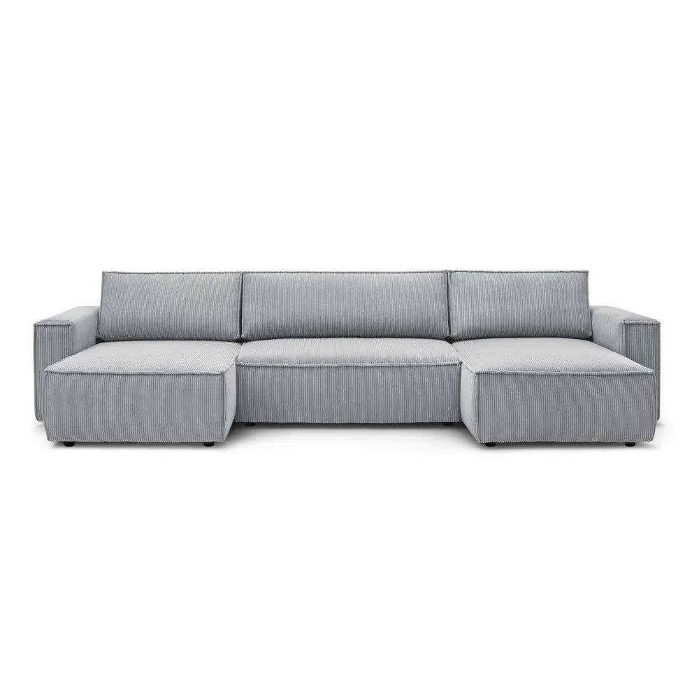 Sofá Cama Venice Forma "U" Azul