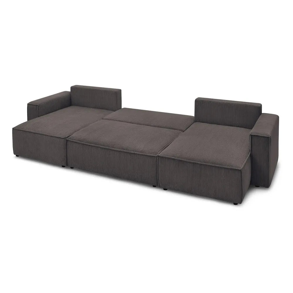 Sofá Cama Venice Forma "U" Marrón