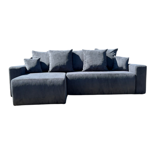 Sofá Cama “Plush” Gris Oscuro
