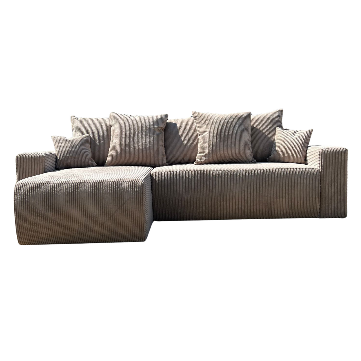 Sofá Cama “Plush” Gris Claro
