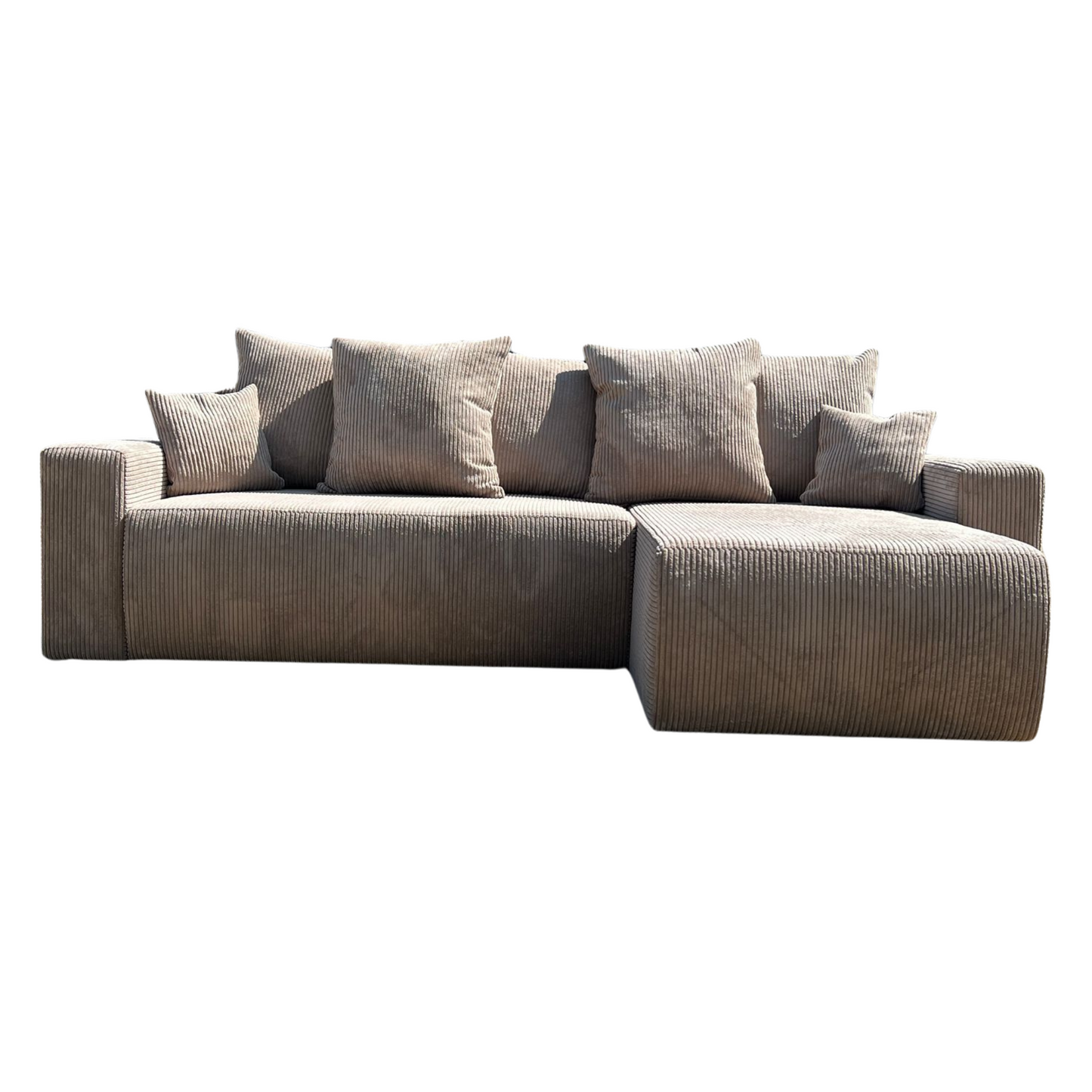 Sofá Cama “Plush” Gris Claro