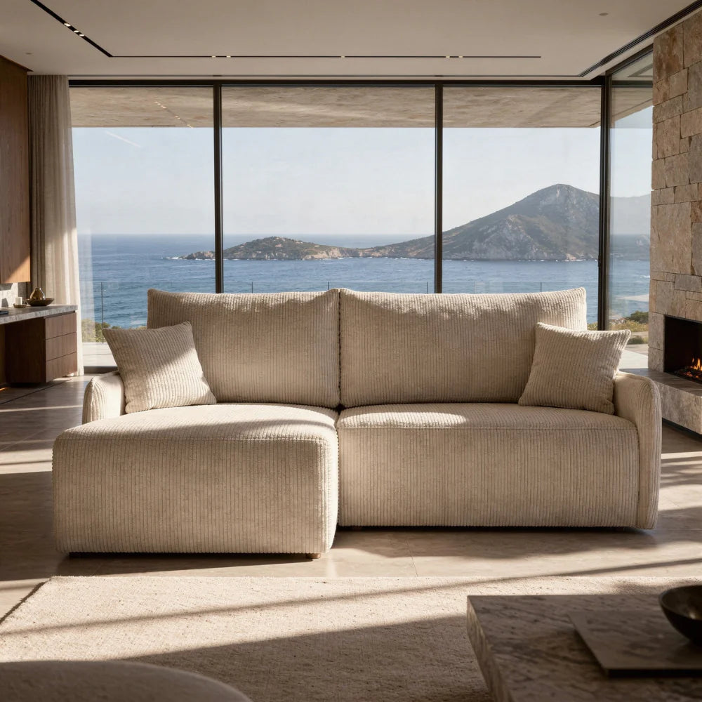 Sofá Cama “Fluffy” Cremoso