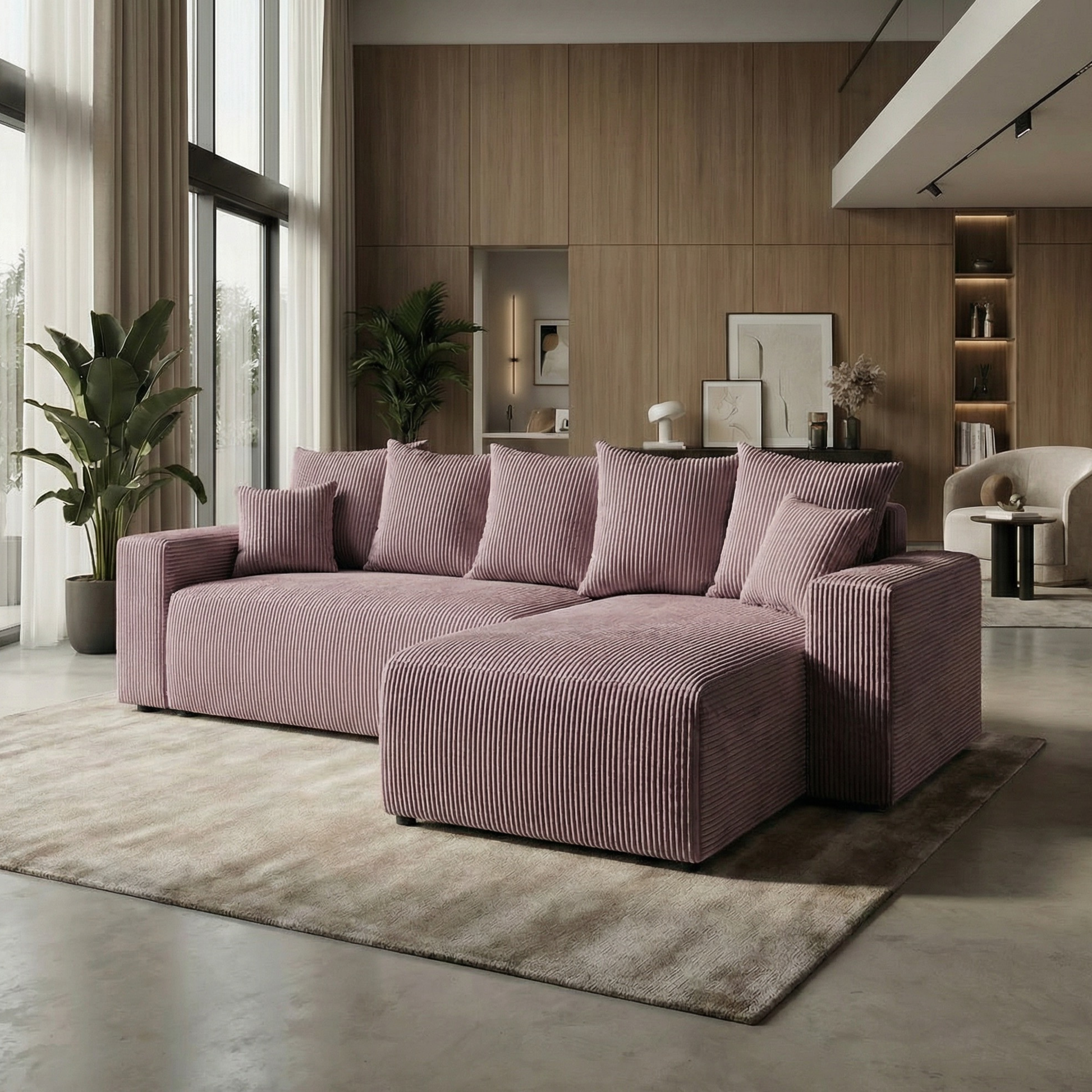 Sofá Cama “Plush” Cappuccino