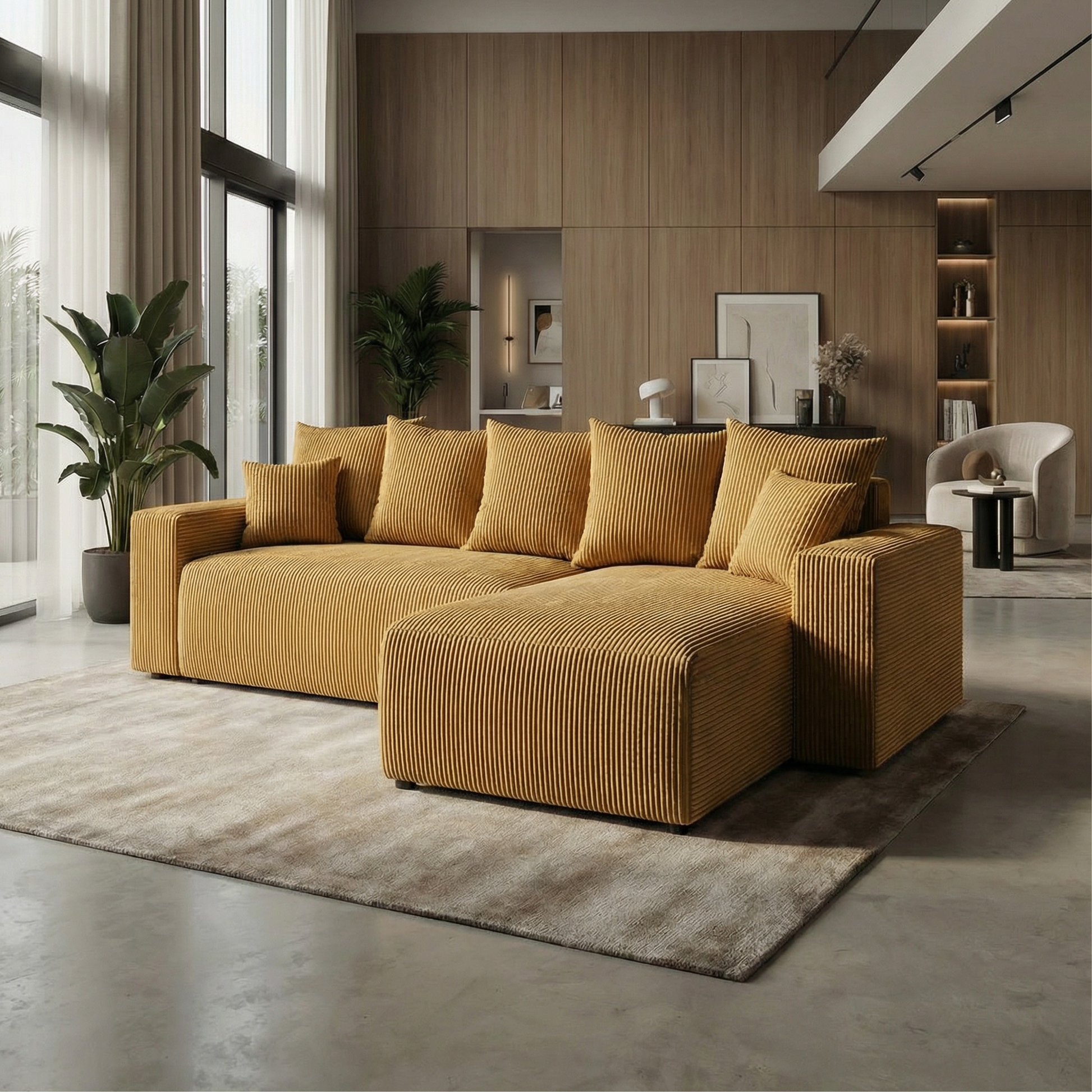 Sofá Cama “Plush” Cappuccino