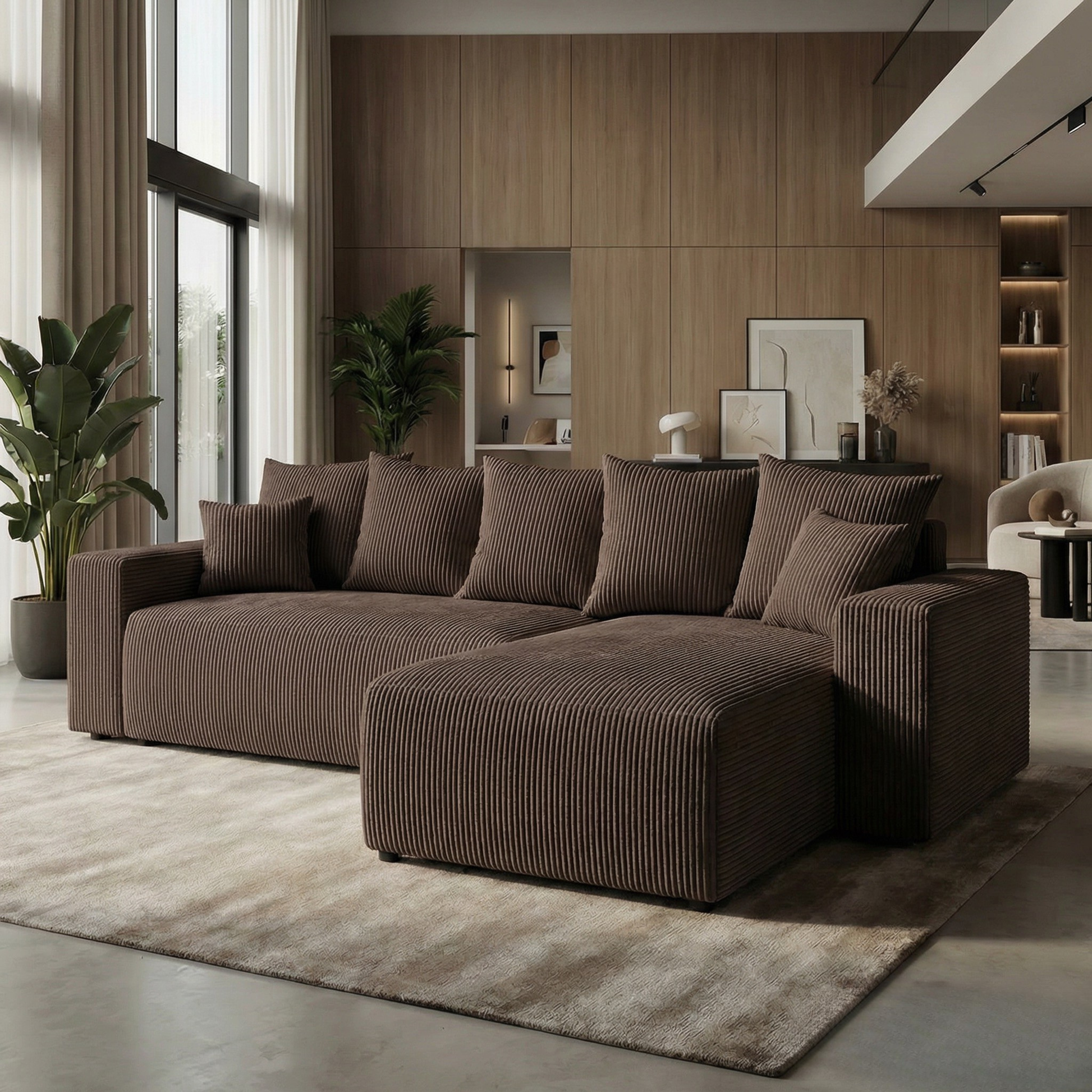 Sofá Cama “Plush” Cappuccino