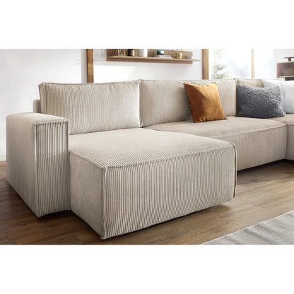 Sofá Cama Venice Forma "U" Beige