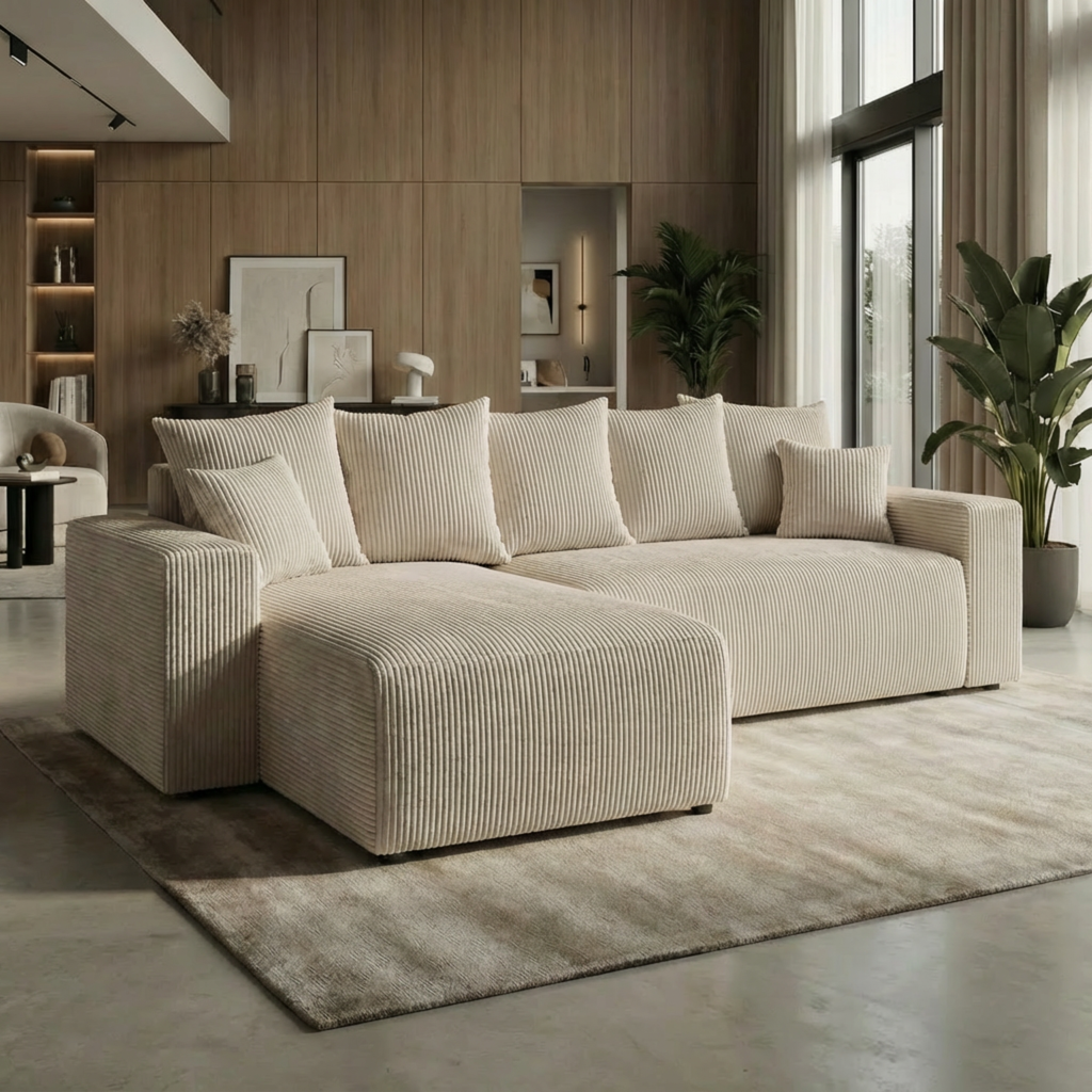 Sofá Cama “Plush” Beige