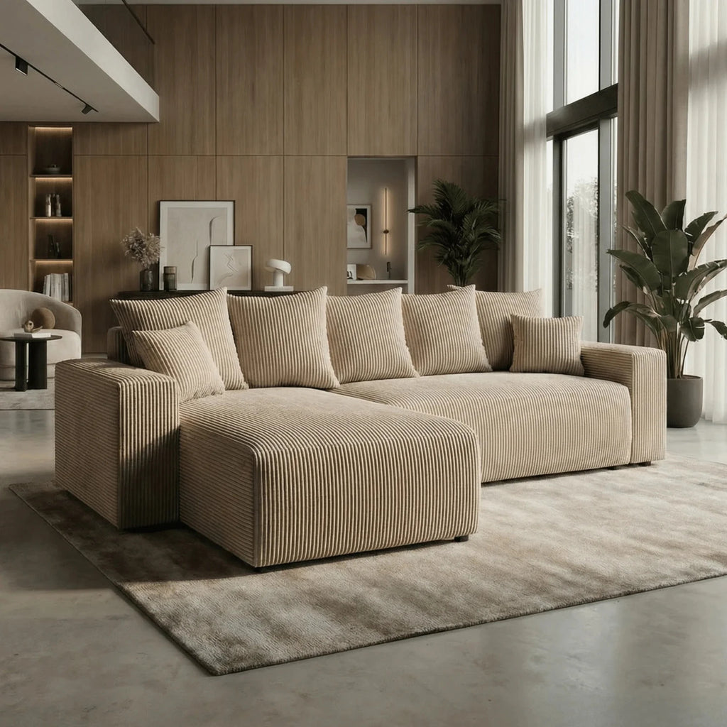 Sofá Cama “Plush” Cappuccino