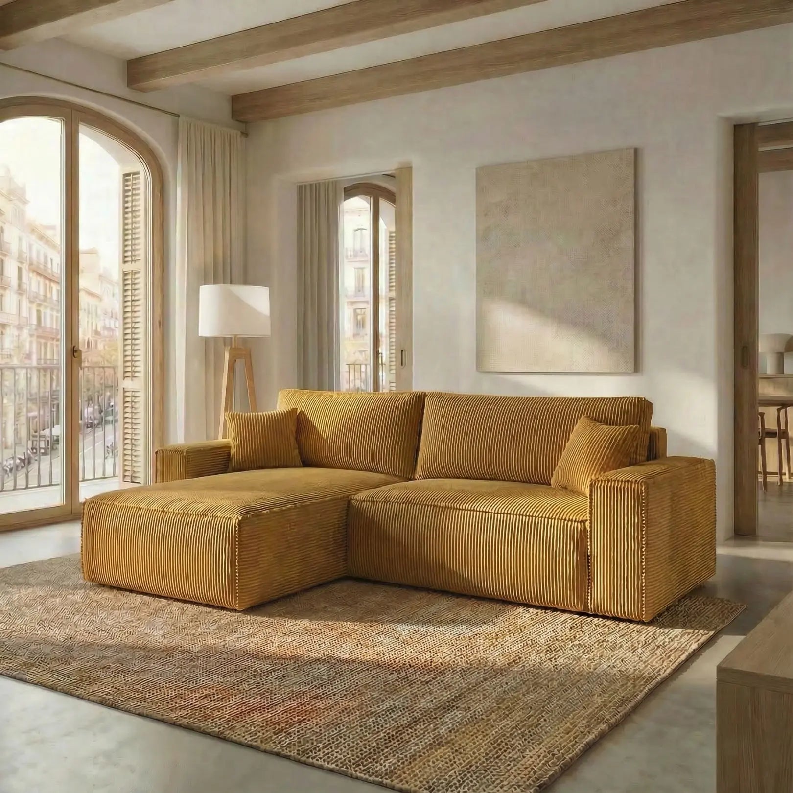 Sofá Cama "Venice" Verde Oscuro