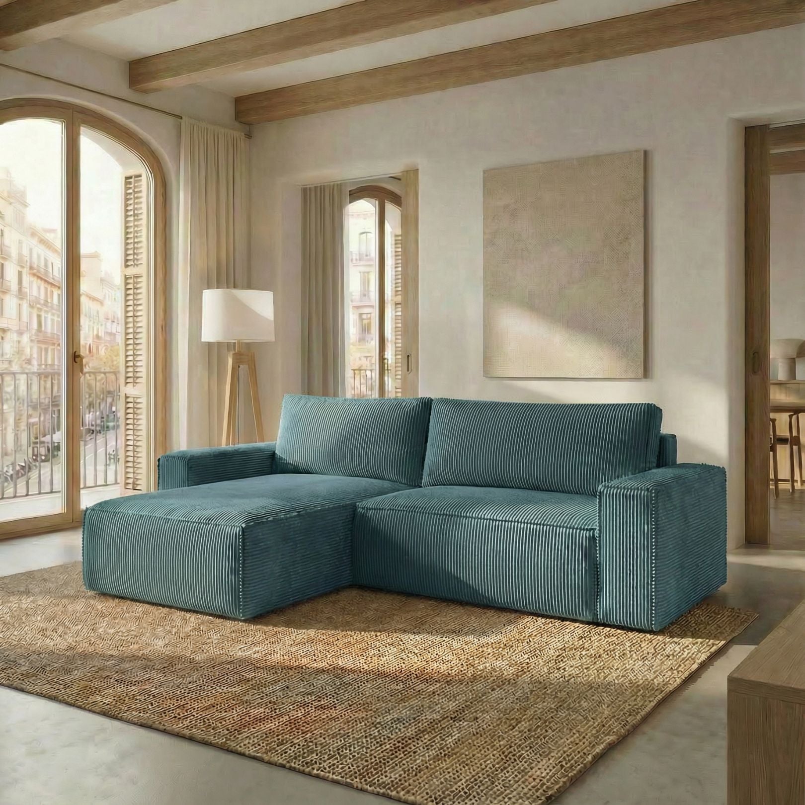 Sofá Cama "Venice" Verde Oscuro