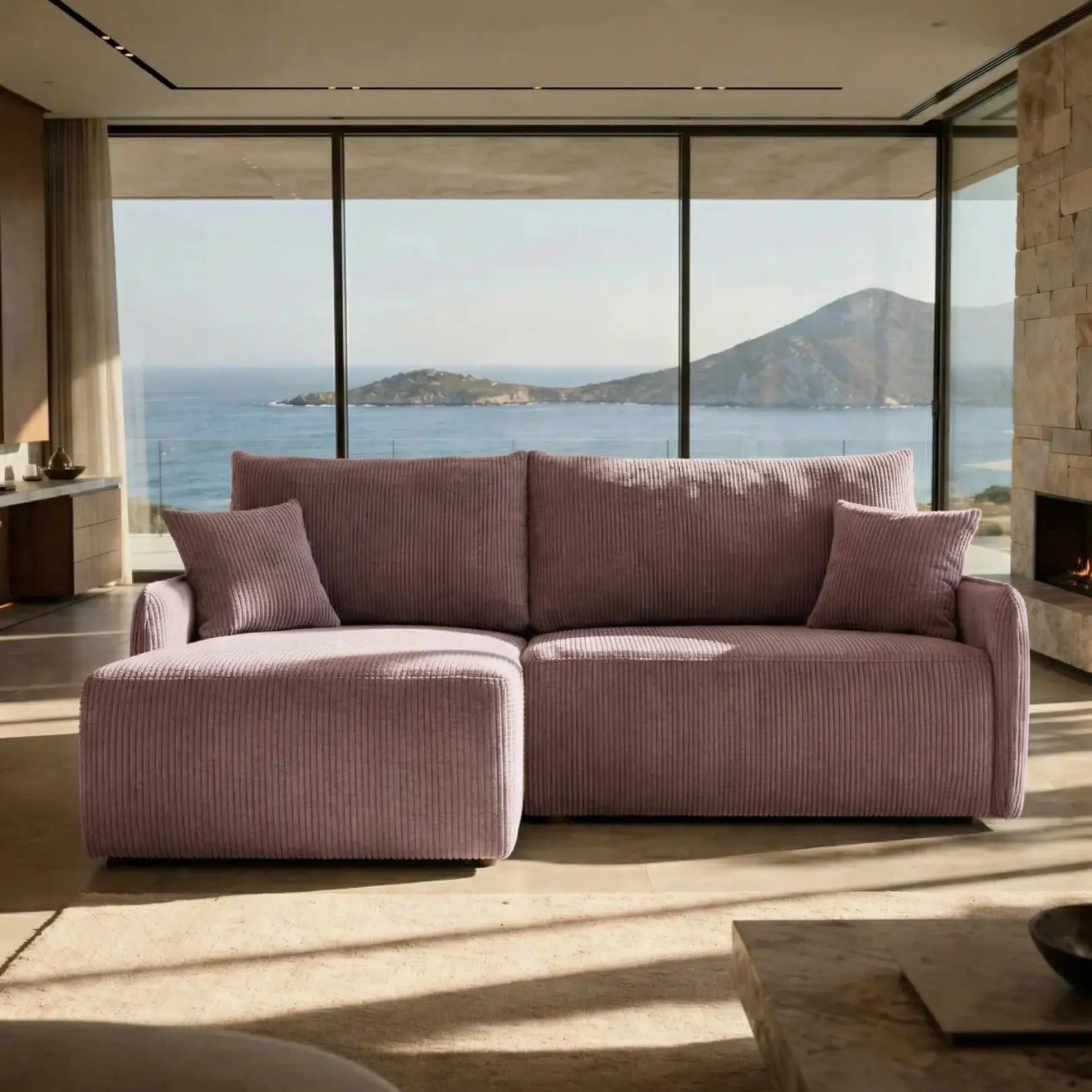 Sofá Cama “Fluffy” Cremoso