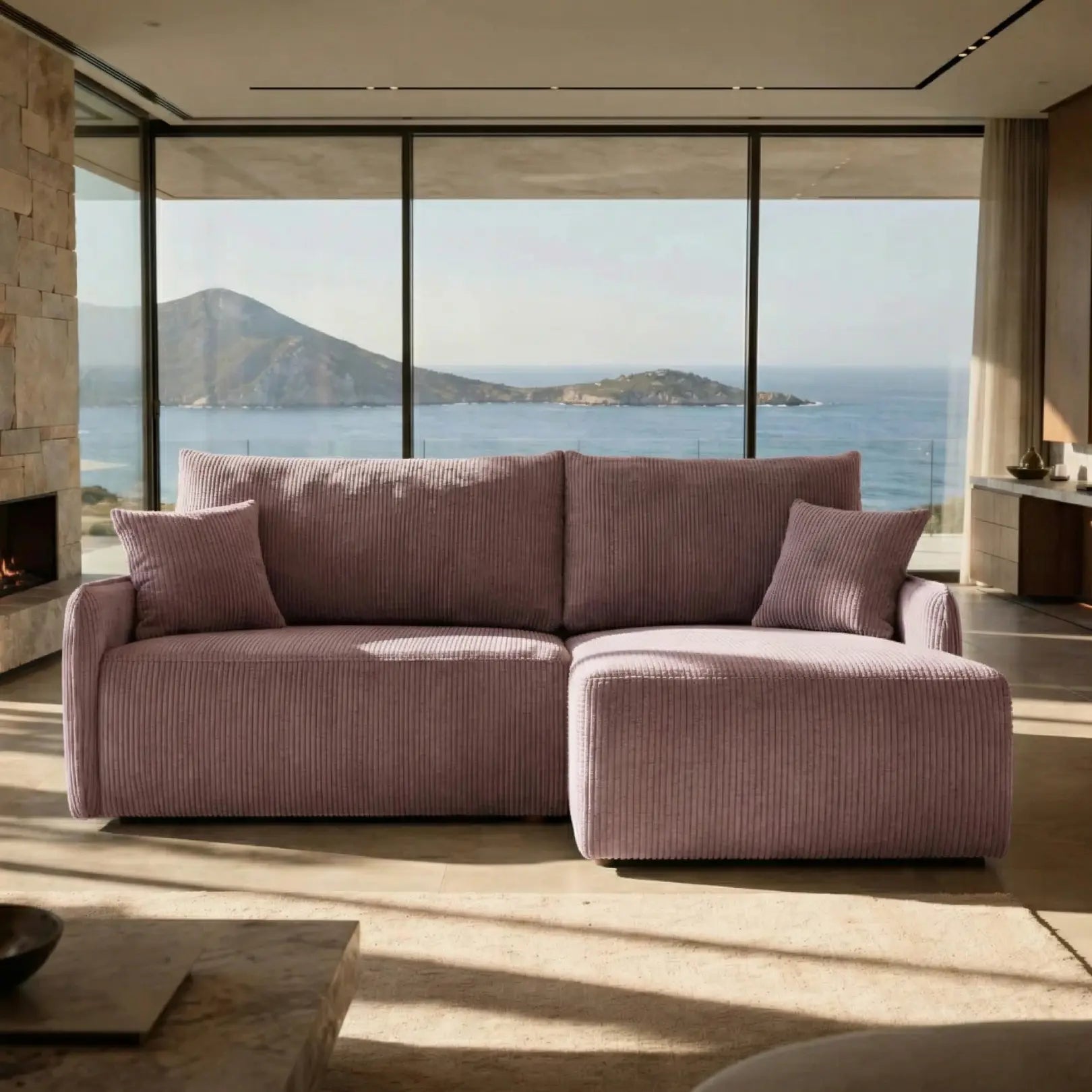 Sofá Cama “Fluffy” Cremoso