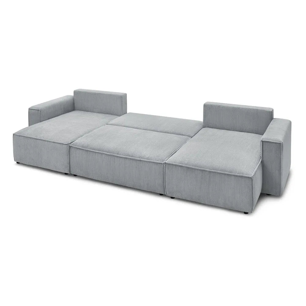 Sofá Cama Venice Forma "U" Azul