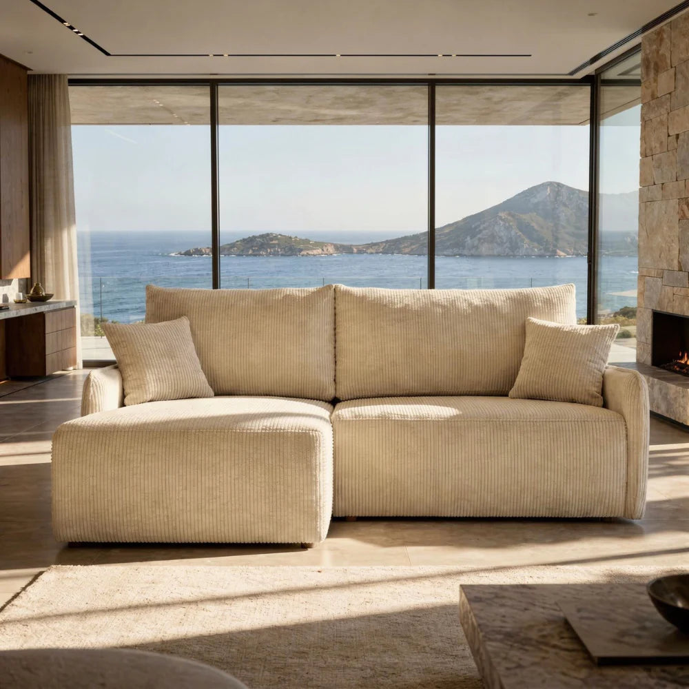 Sofá Cama “Fluffy” Cremoso