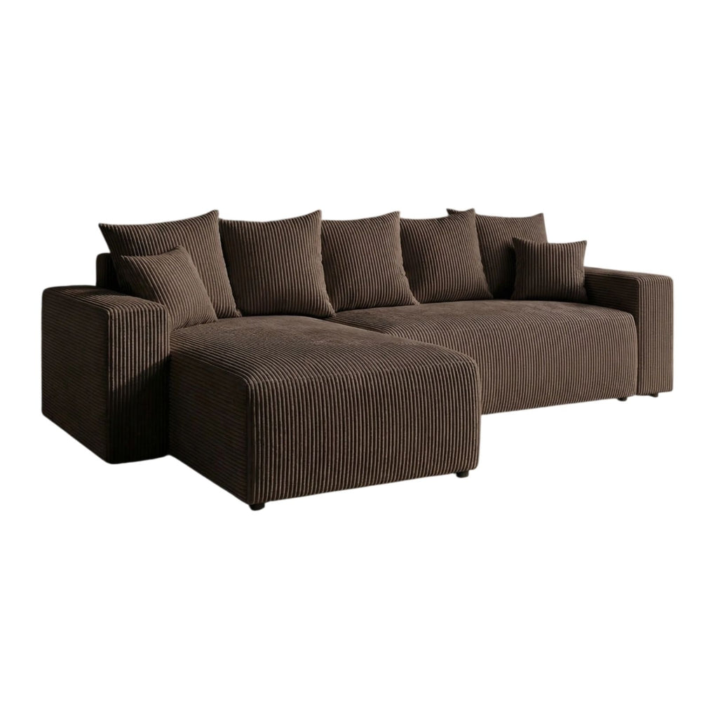 Sofá Cama “Plush” Marrón Oscuro