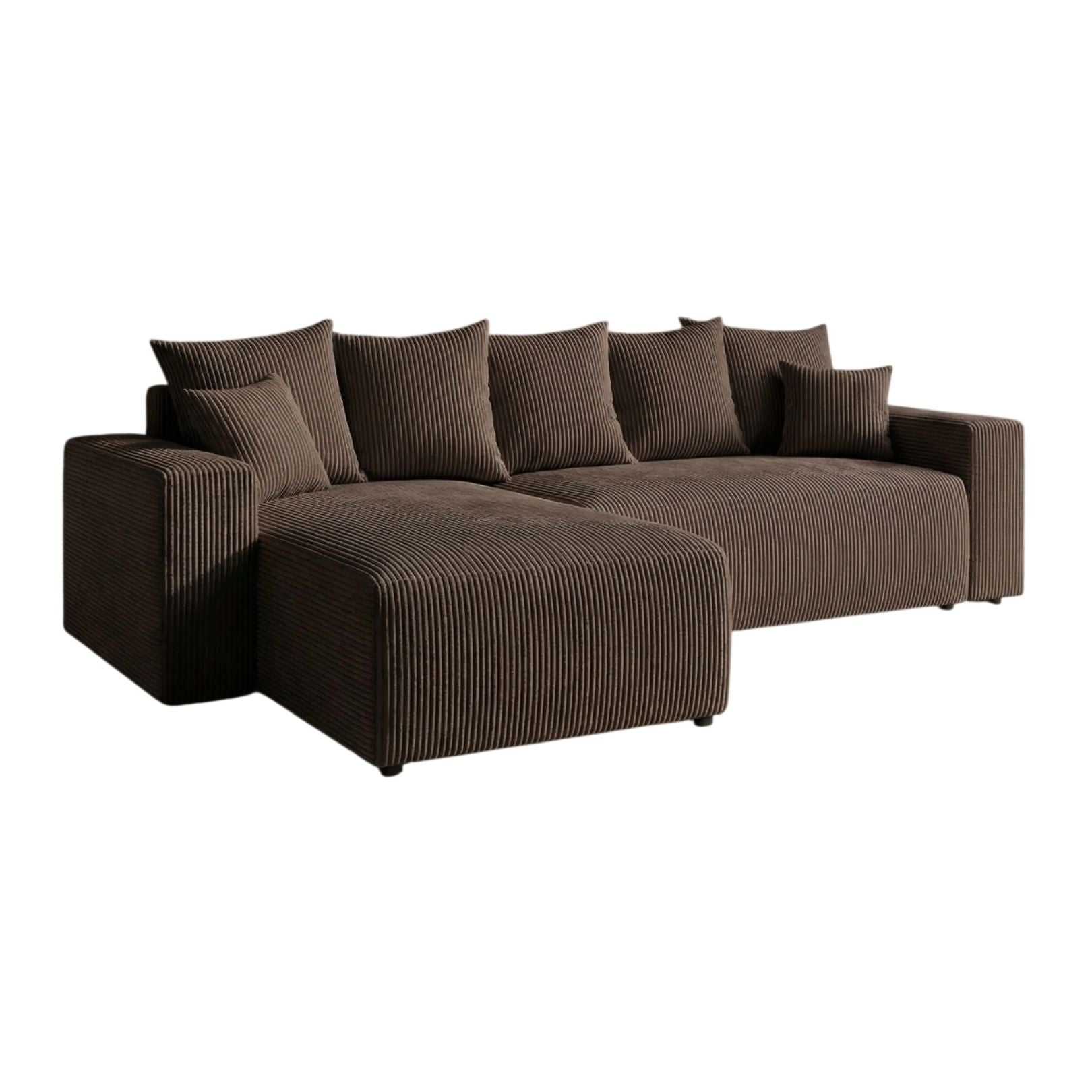 Sofá Cama “Plush” Marrón Oscuro