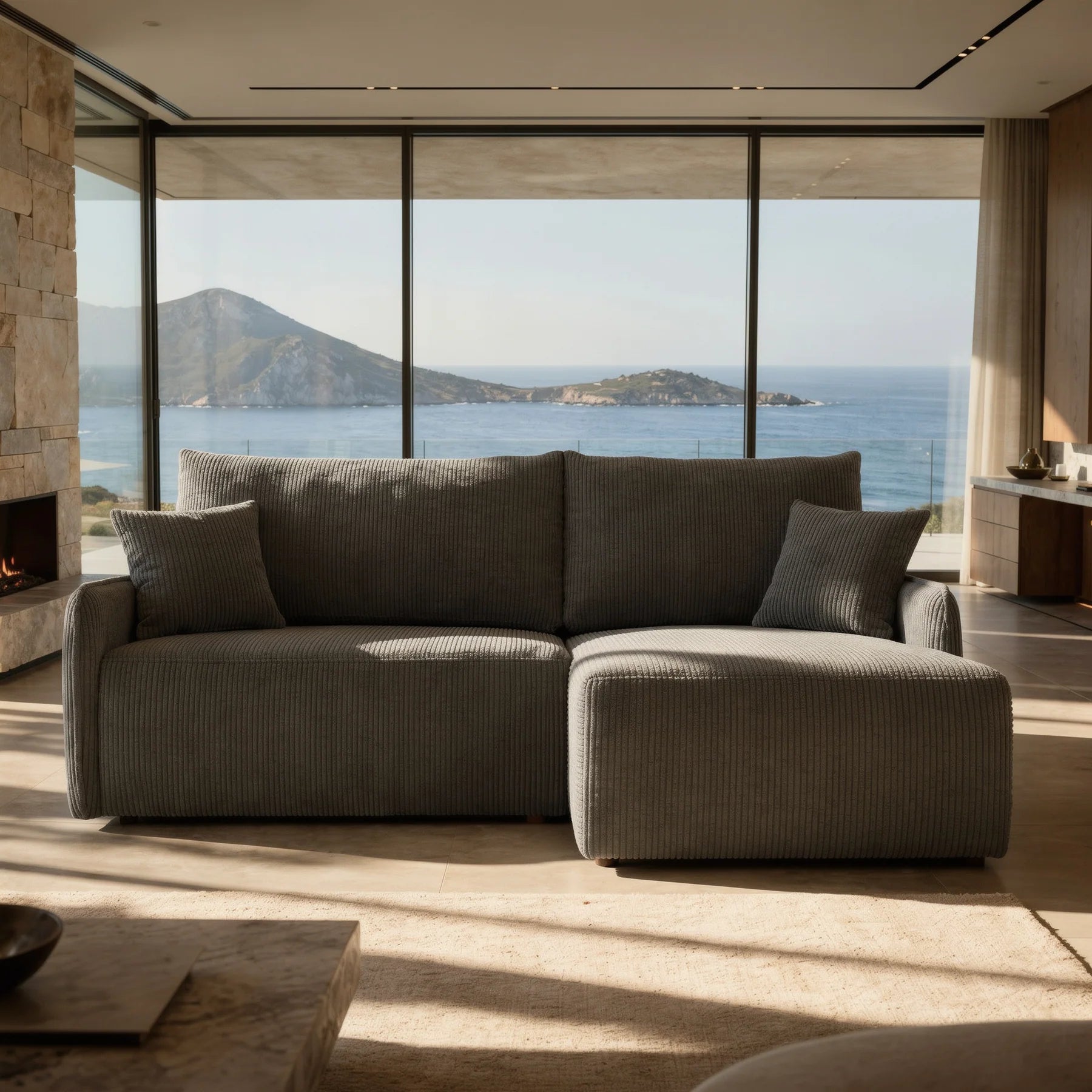 Sofá Cama “Fluffy” Cremoso