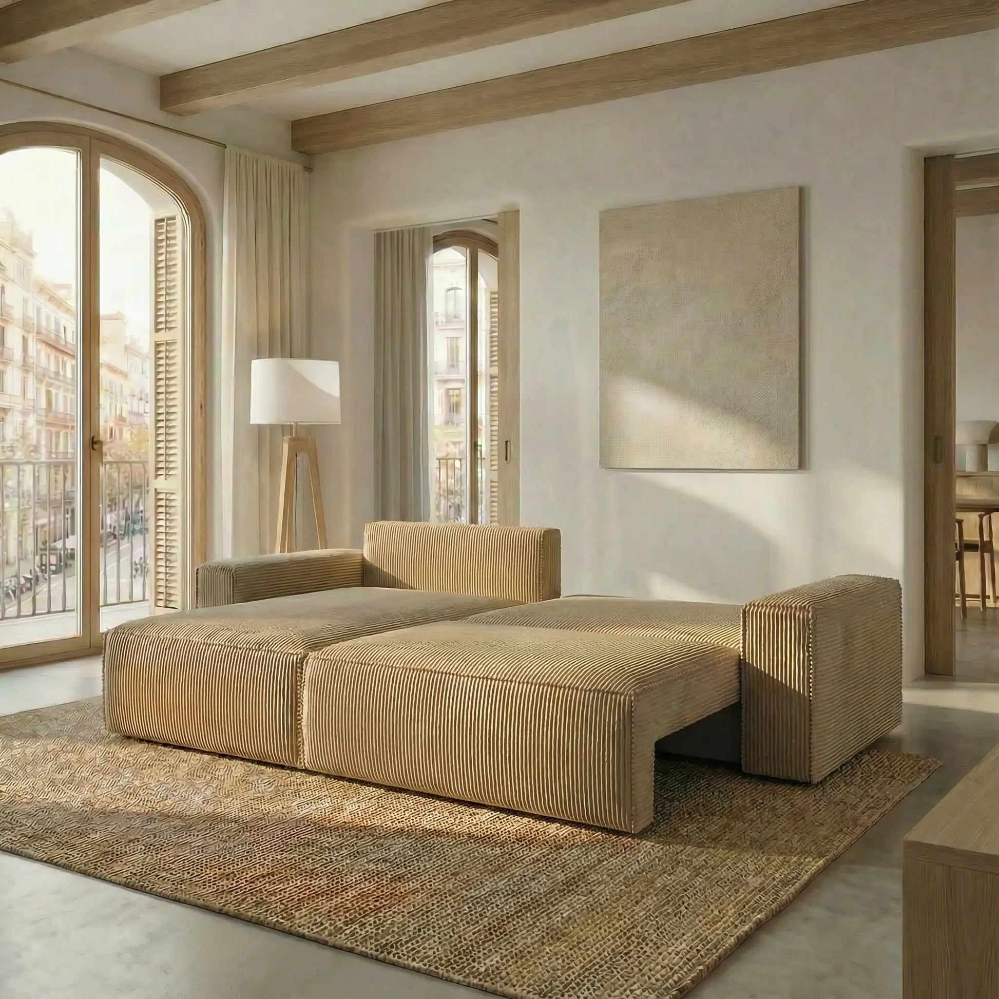 Sofá Cama "Venice" Cappuccino