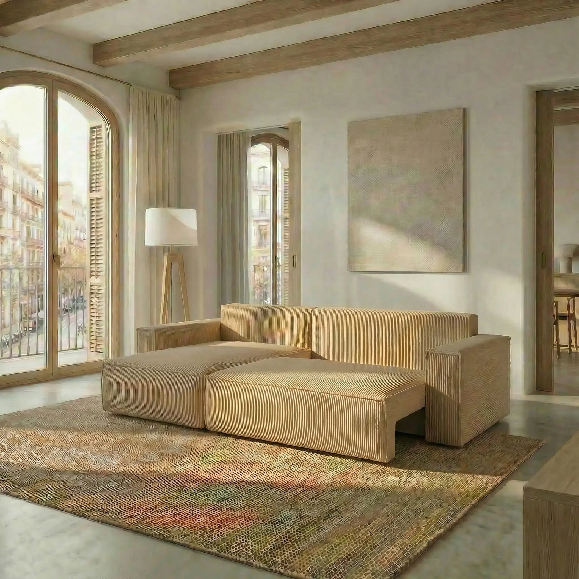 Sofá Cama "Venice" Cappuccino