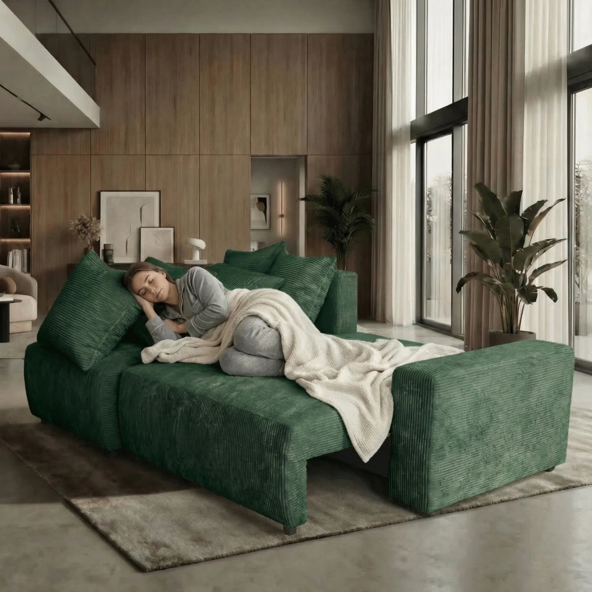 Sofá Cama “Plush” Verde