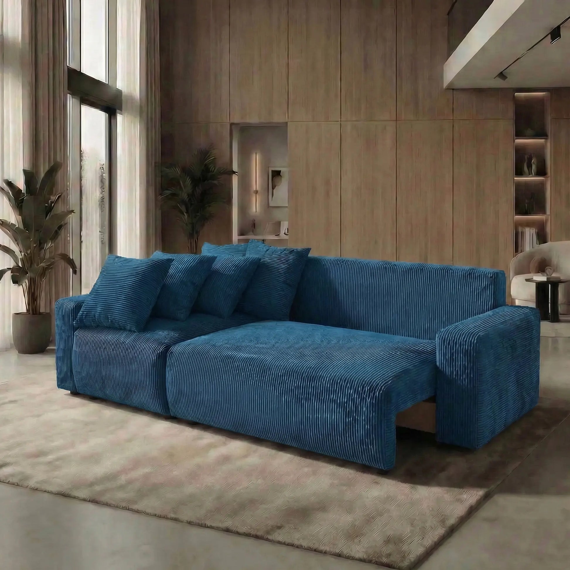Sofá Cama “Plush” Azul