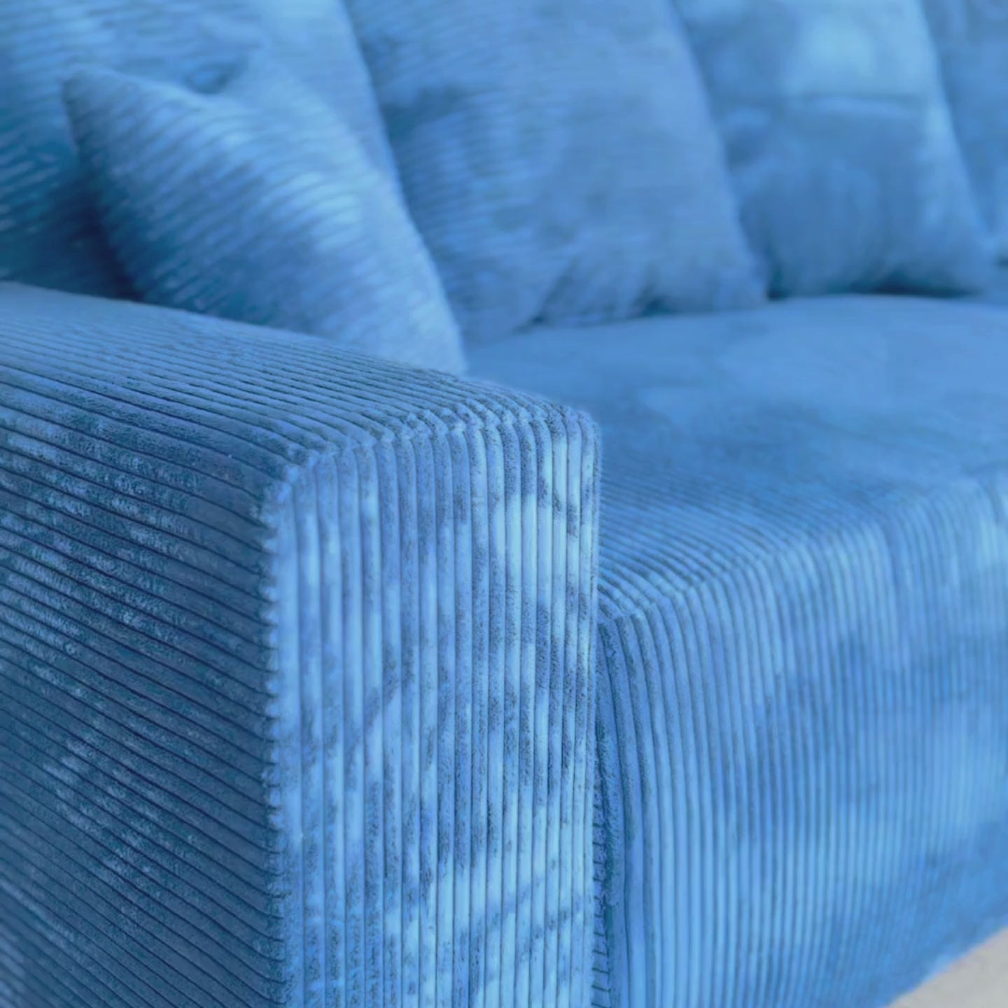 Sofá Cama “Plush” Azul