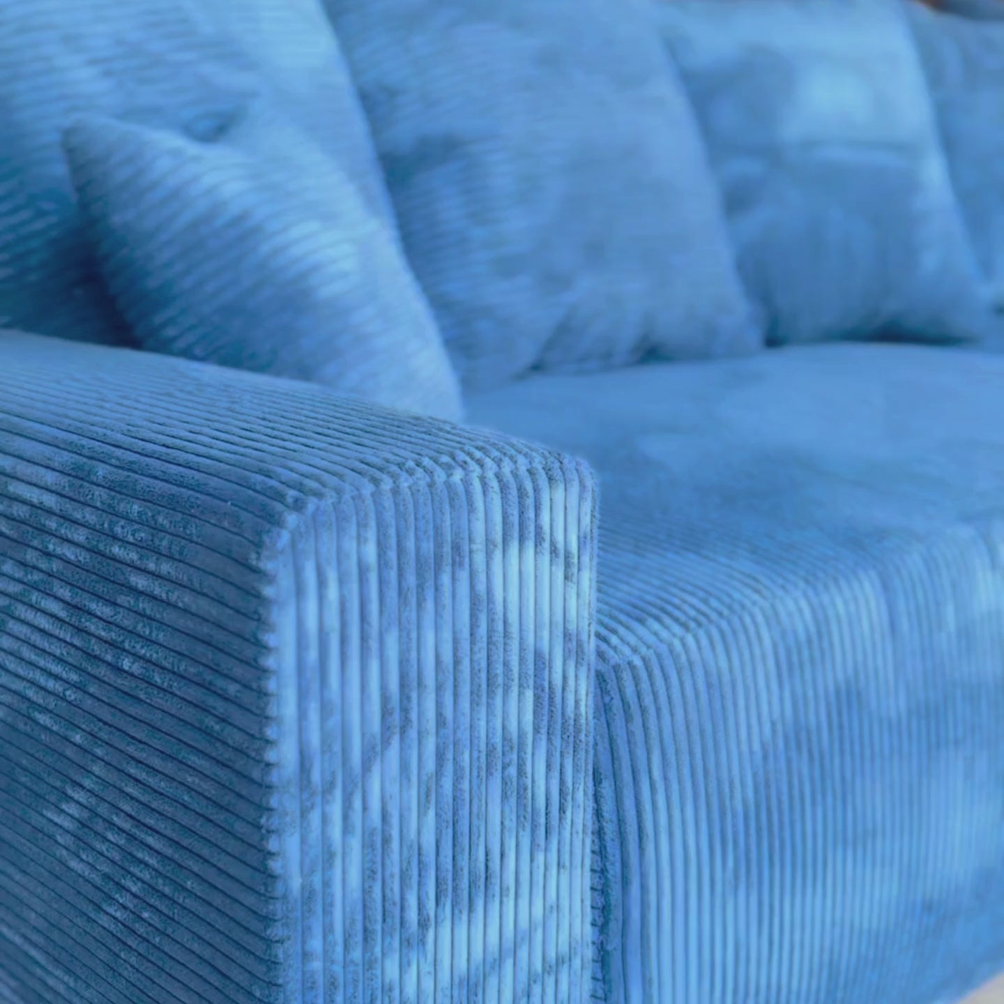 Sofá Cama “Plush” Azul