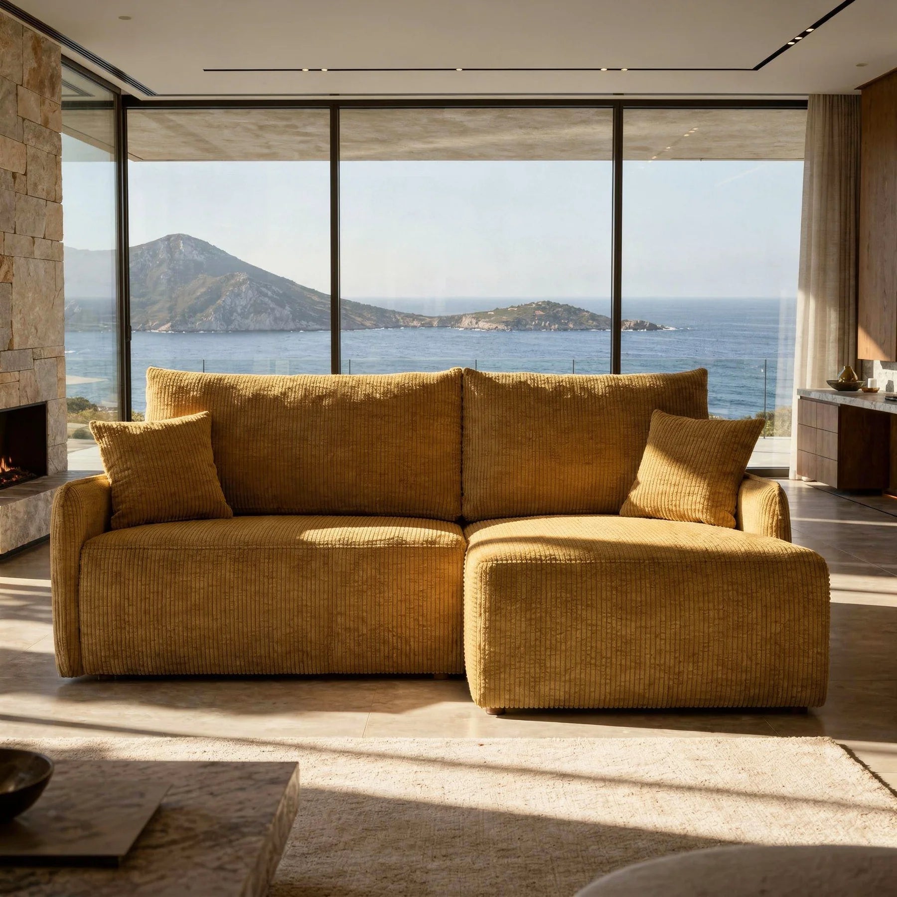 Sofá Cama “Fluffy” Cremoso