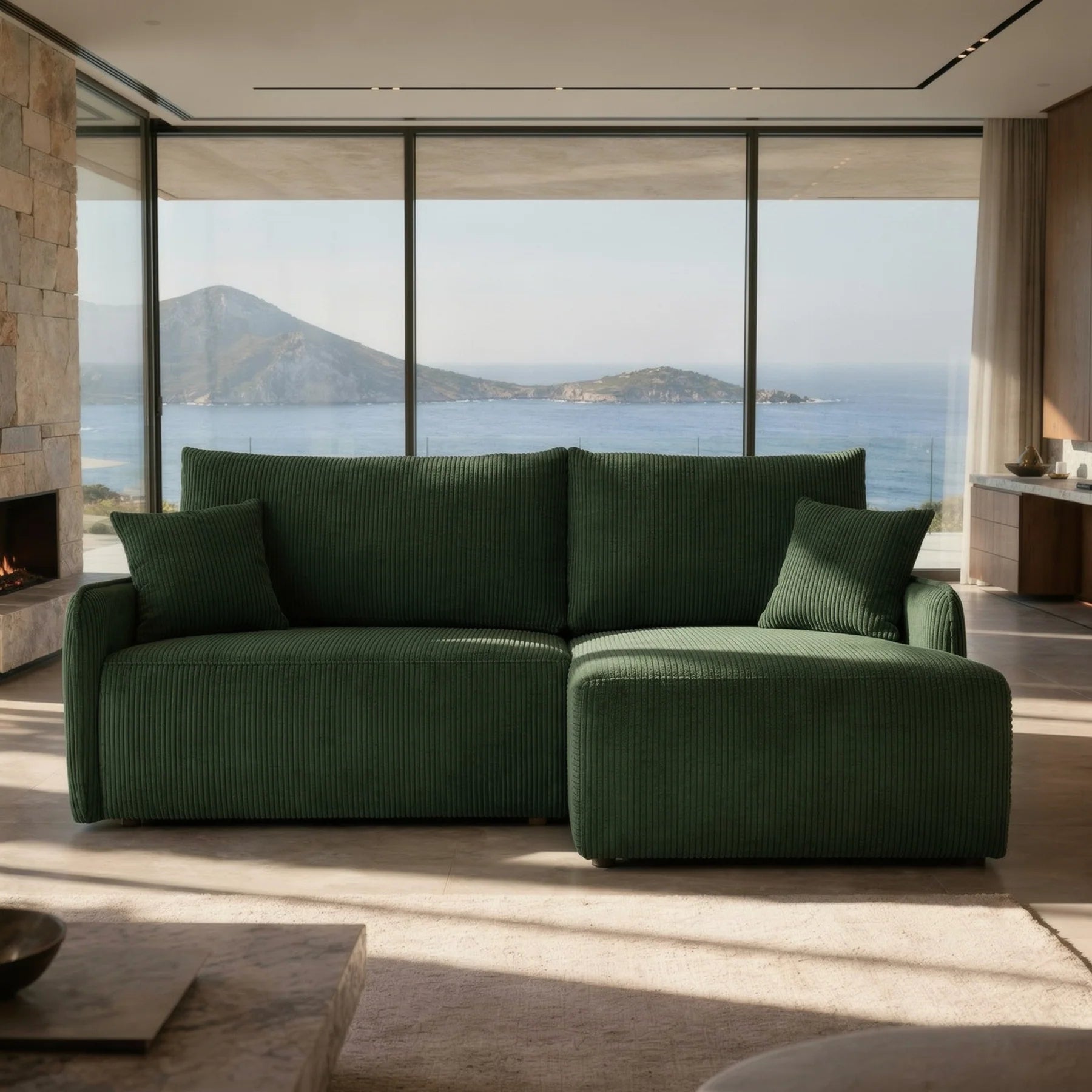 Sofá Cama “Fluffy” Cremoso