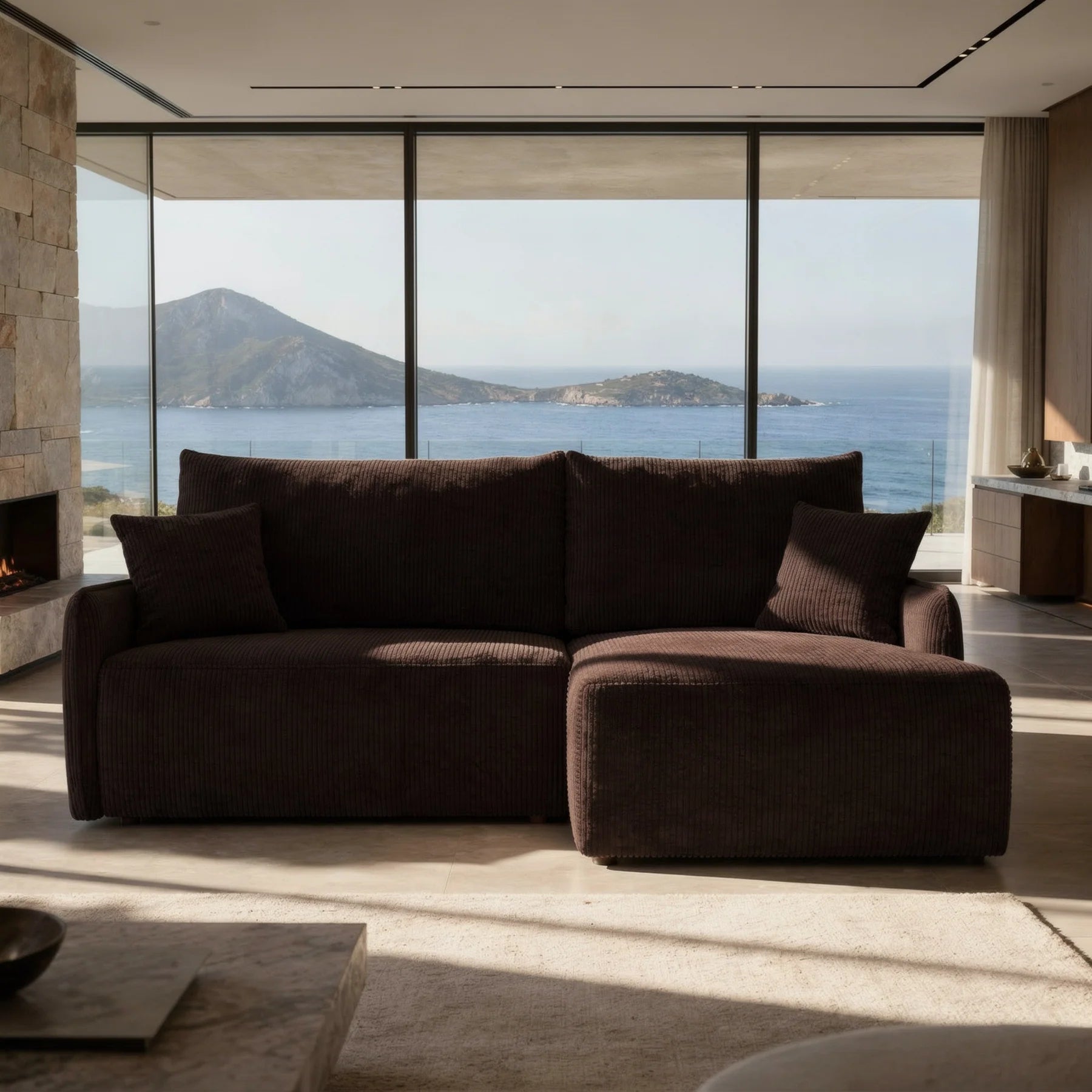 Sofá Cama “Fluffy” Cremoso